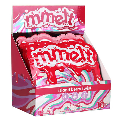 Mmelt Microdose Mushroom Gummies | 6g | 10pc | 6pk Display - Trending Wellness Store