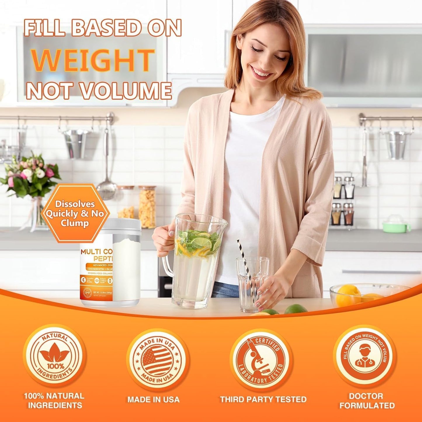 Multi Hydrolyzed Collagen Peptides, 10 Billion CFUs - Trending Wellness Store