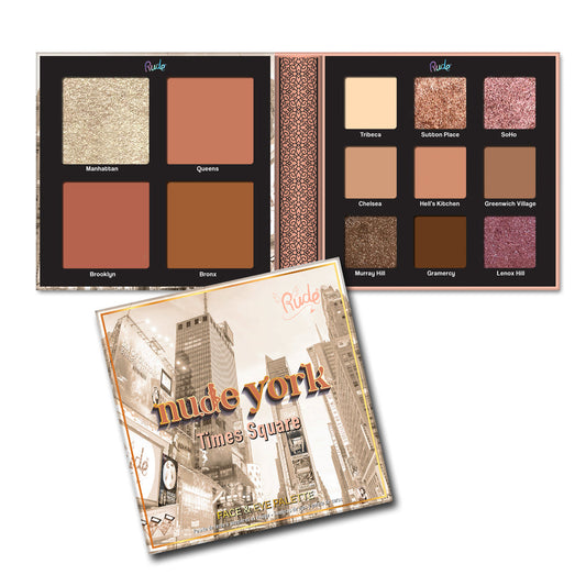 RUDE Nude York Face & Eye Palette - Trending Wellness Store