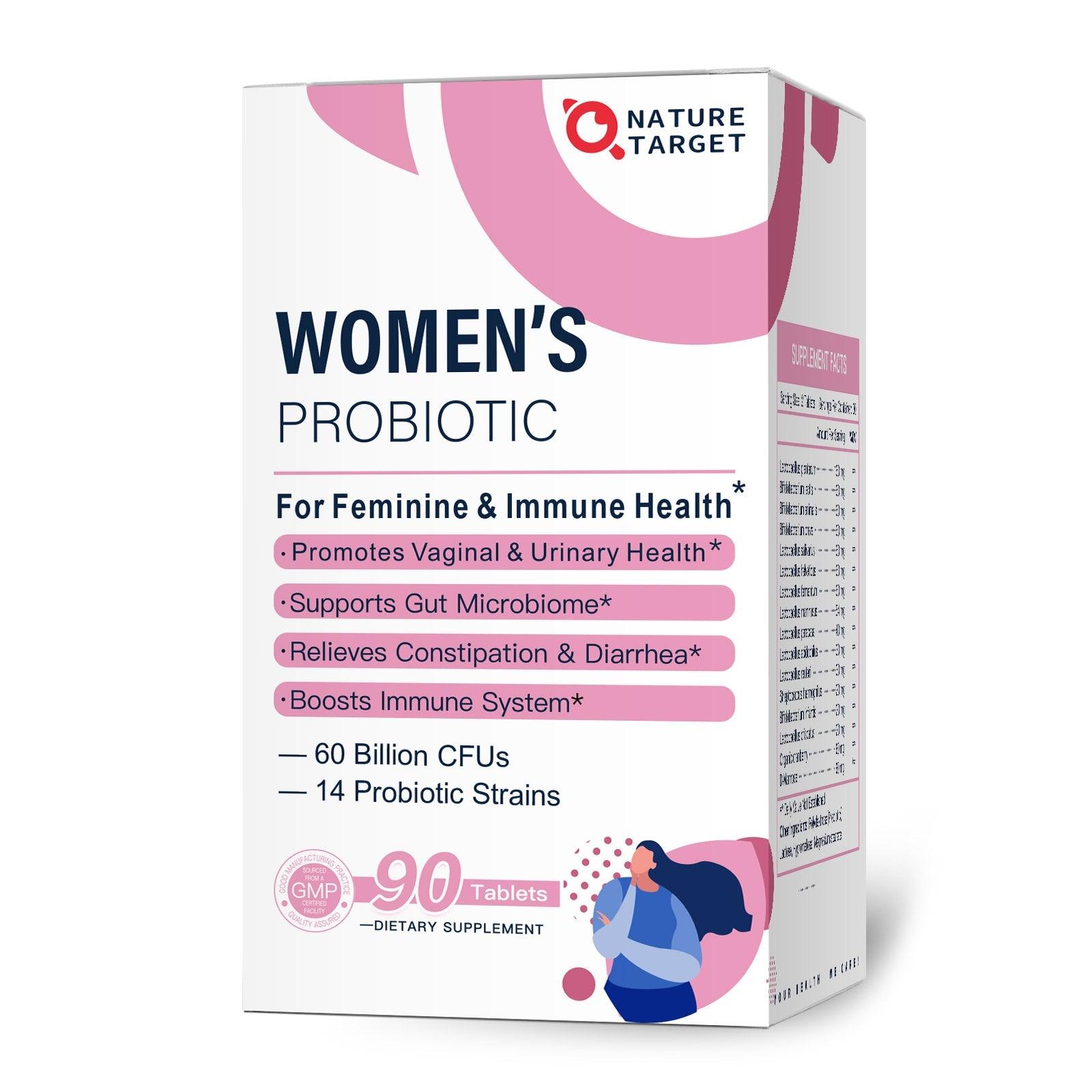 Women’s Probiotics for Vaginal & Urinary Health, 60 Billion CFUs - Trending Wellness Store