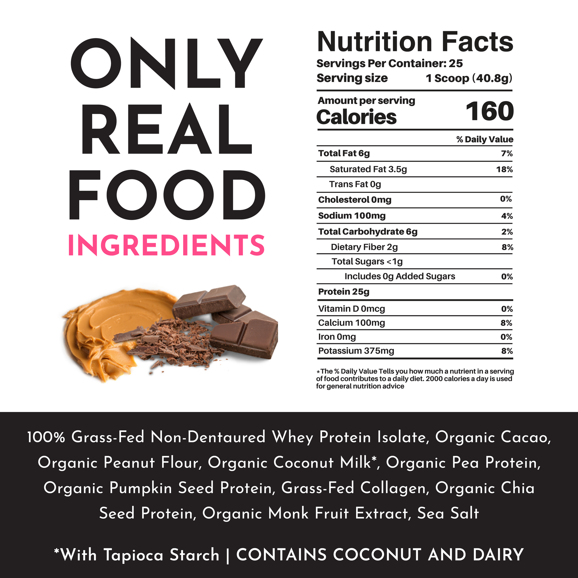 Creamy Peanut Butter Chocolate Protein Powder - NSF - Trending Wellness Store