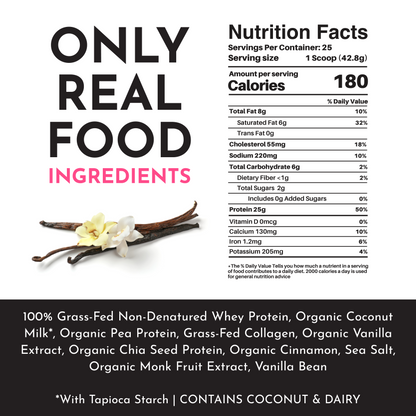 Vanilla Bean Protein Powder - NSF - Trending Wellness Store