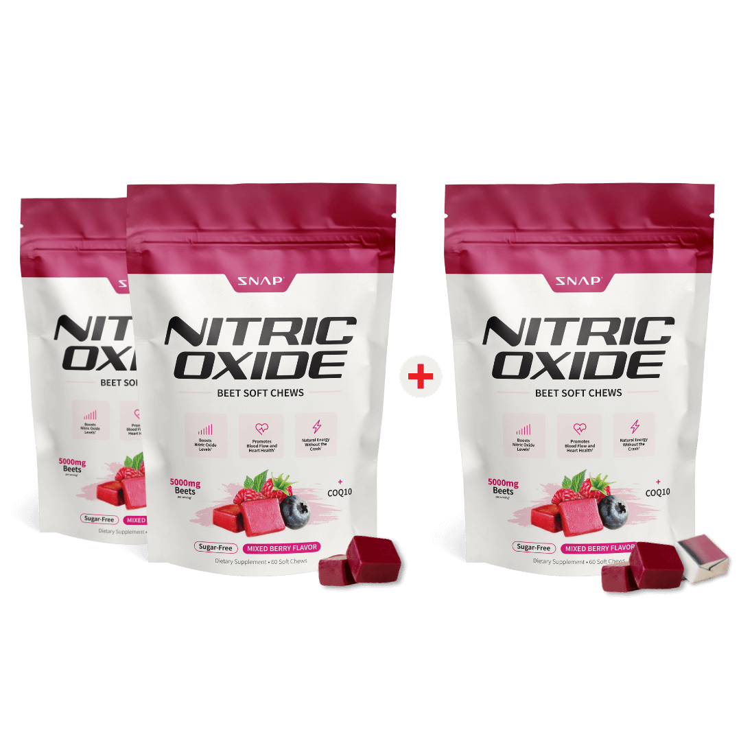 Nitric Oxide Beet Soft Chews - Buy 2, Get 1 Free! - Trending Wellness Store