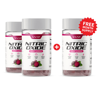Nitric Oxide Gummies - Cherry Flavor - Buy 2 Get 1 FREE! - Trending Wellness Store