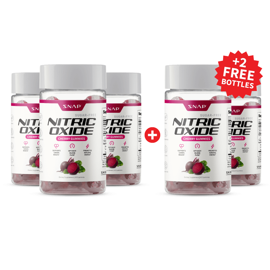 Nitric Oxide Gummies - Cherry Flavor - Buy 3 Get 2 FREE! - Trending Wellness Store