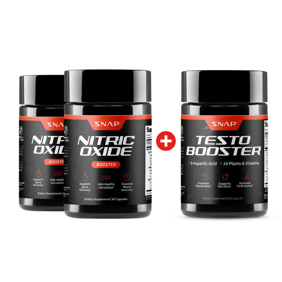 Nitric Oxide + Testo Booster Bundle (2+1 BOGO) - Trending Wellness Store