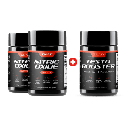 Nitric Oxide + Testo Booster Bundle (2+1 BOGO) - Trending Wellness Store