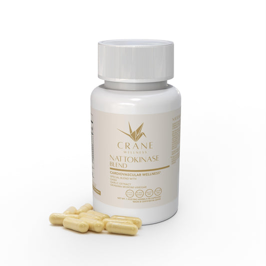Nattokinase Blend 6,000 FU Cardiovascular Support Capsules - Trending Wellness Store