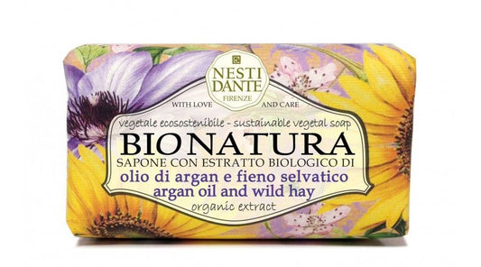 Nesti Dante Argan Oil & Wild Hay Bar Soap 250 gr - Trending Wellness Store