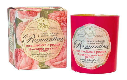 Nesti Dante Florentine Rose & Peony Candle 160 gr - Trending Wellness Store