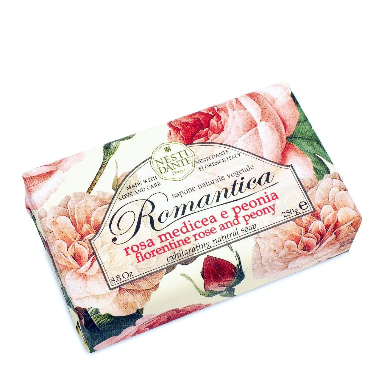 Nesti Dante Florentine Rose & Peony Soap 250 gr - Trending Wellness Store