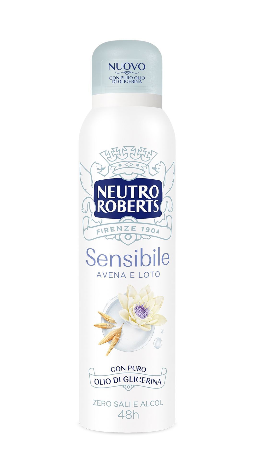 Neutro Roberts Deodorant Sensitive Skin Oats & Lotus Flower Spray 150ml - Trending Wellness Store