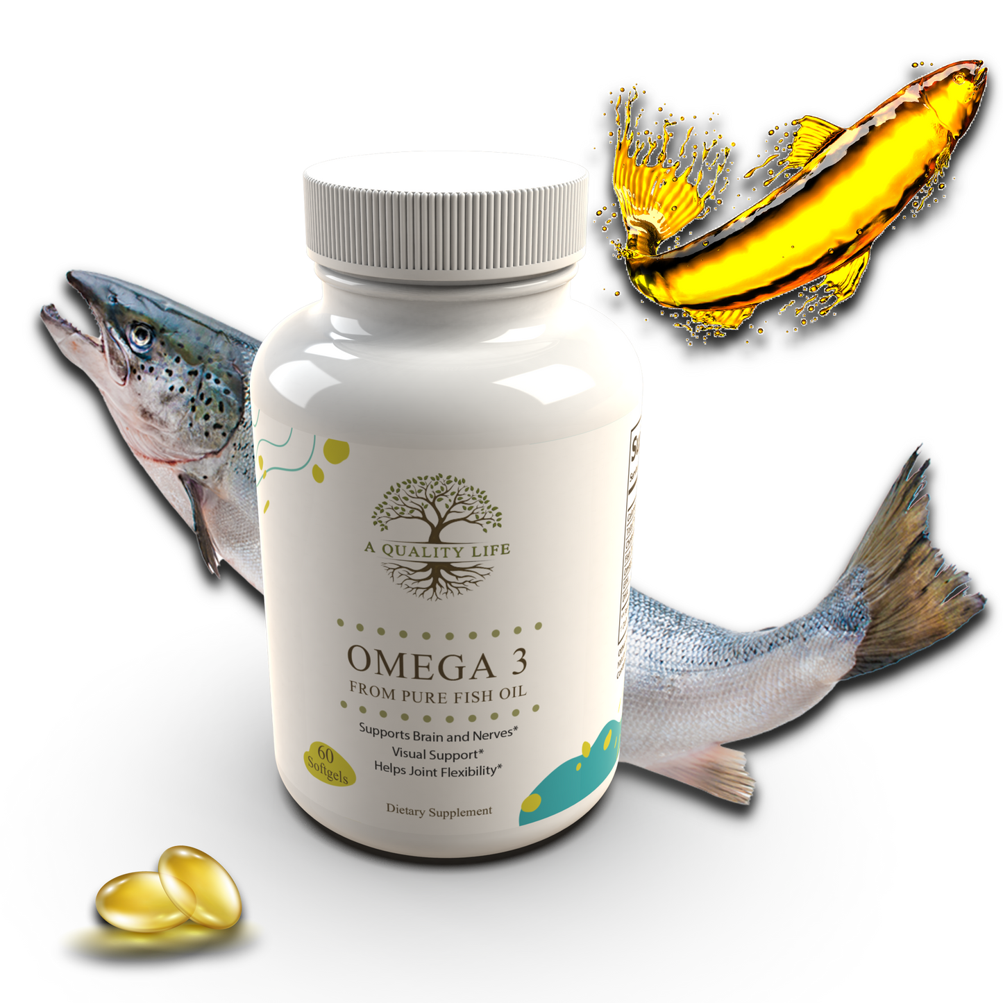 OMEGA 3 From Pure Fish Oil - Trending Wellness Store