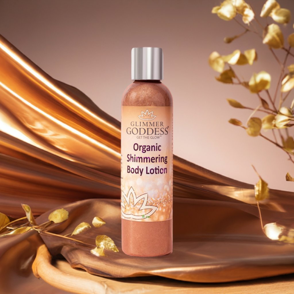 Organic Bronze Shimmer Body Lotion - Trending Wellness Store