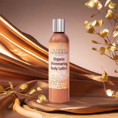 Organic Bronze Shimmer Body Lotion - Trending Wellness Store