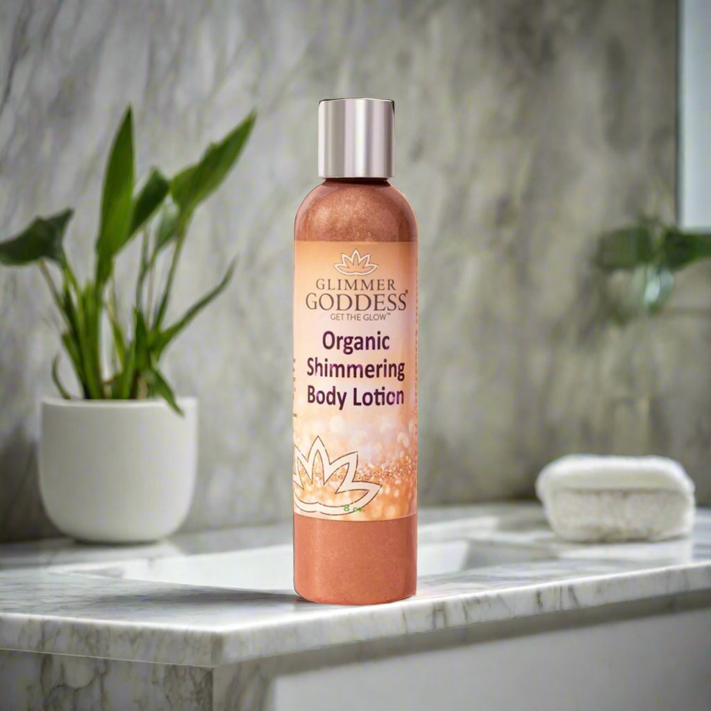 Organic Bronze Shimmer Body Lotion - Trending Wellness Store
