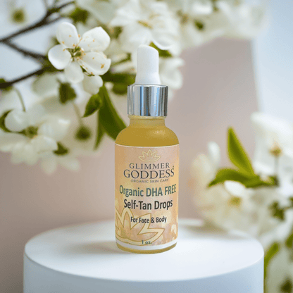 Organic DHA FREE Tanning Drops for Face & Body 1 oz. - Trending Wellness Store