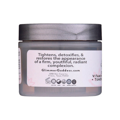 Organic Glow Up Tumeric Vitamin C & E Brightening Face Mask - 2 oz. - Trending Wellness Store