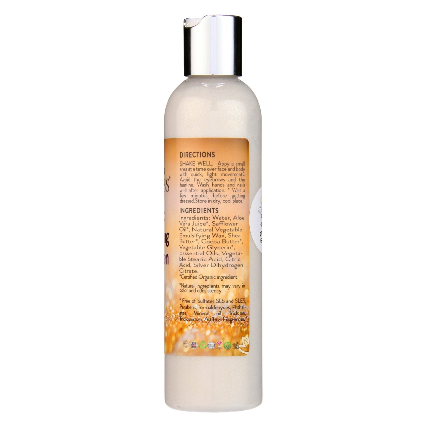Organic Gold Shimmer Body Lotion - Trending Wellness Store