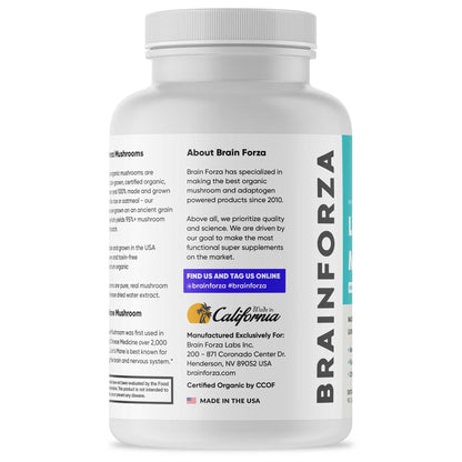 Organic Lion's Mane Mushroom, 90 Capsules - Trending Wellness Store