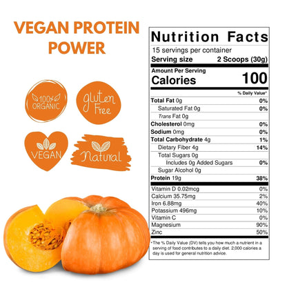 Organic Pumpkin Seed Protein (1 Pound) - Unflavored - Trending Wellness Store