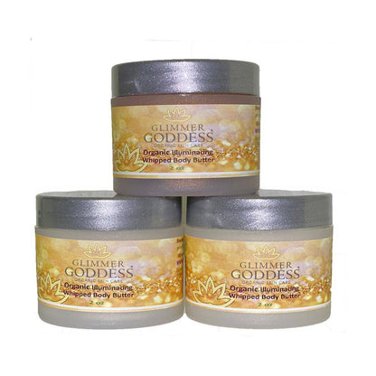 Organic Shimmering Whipped Body Butter Trio - Trending Wellness Store