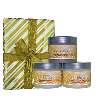 Organic Shimmering Whipped Body Butter Trio - Trending Wellness Store