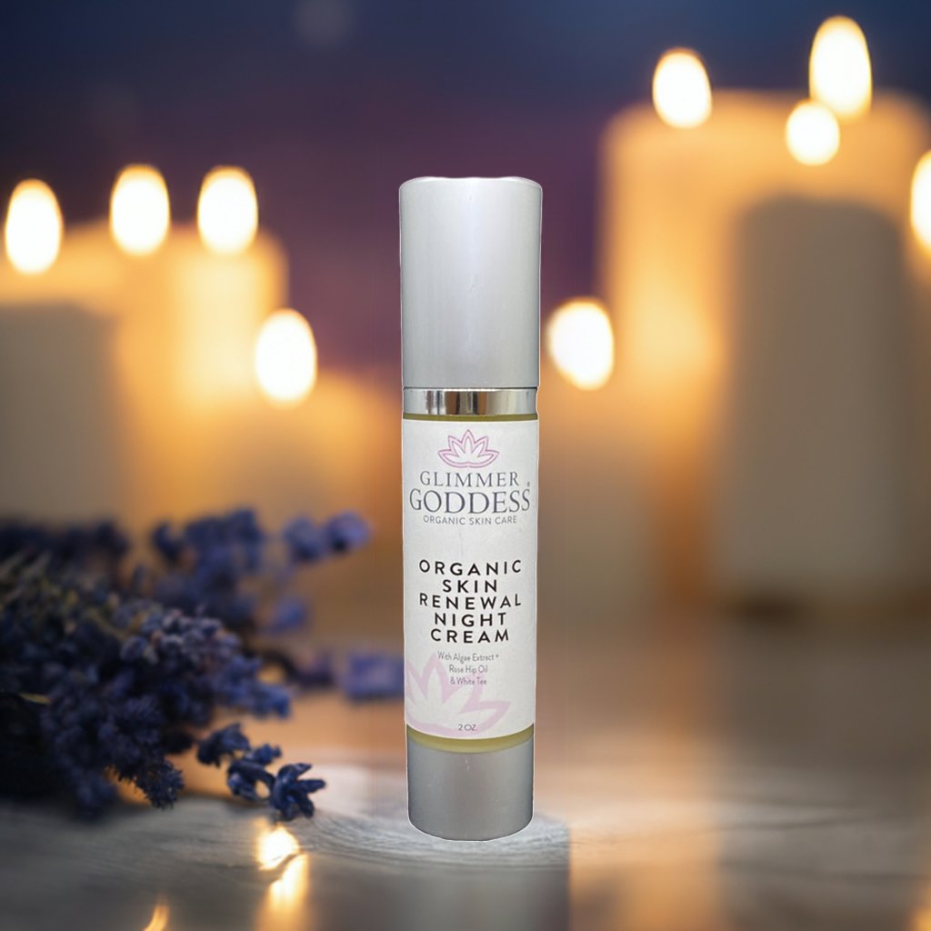 Organic Skin Renewal Night Face Cream - Hydrates & Lifts - Trending Wellness Store
