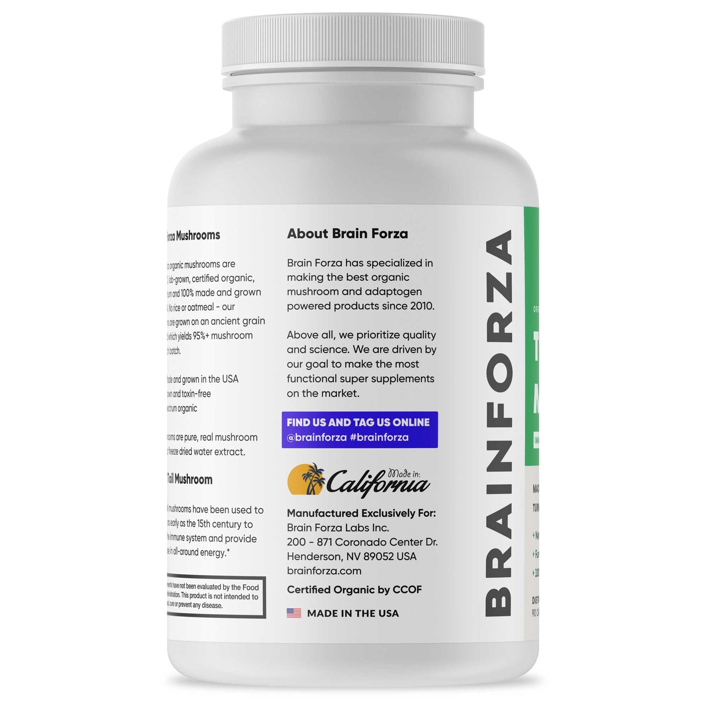 Organic Turkey Tail Mushroom, 90 Capsules - Trending Wellness Store