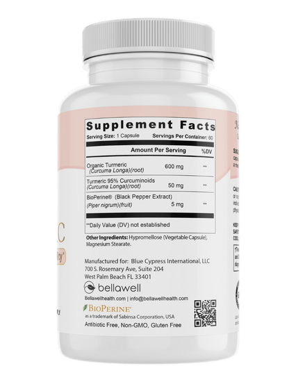 Organic Turmeric - Overall Vitality by Bellawell - Trending Wellness Store