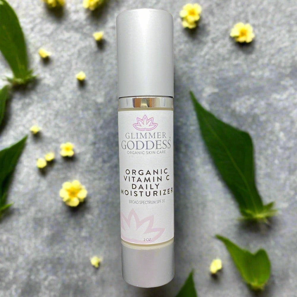 Organic Vitamin C Face Cream Reef-Safe SPF 30 - Brightens and Tightens Skin - Trending Wellness Store