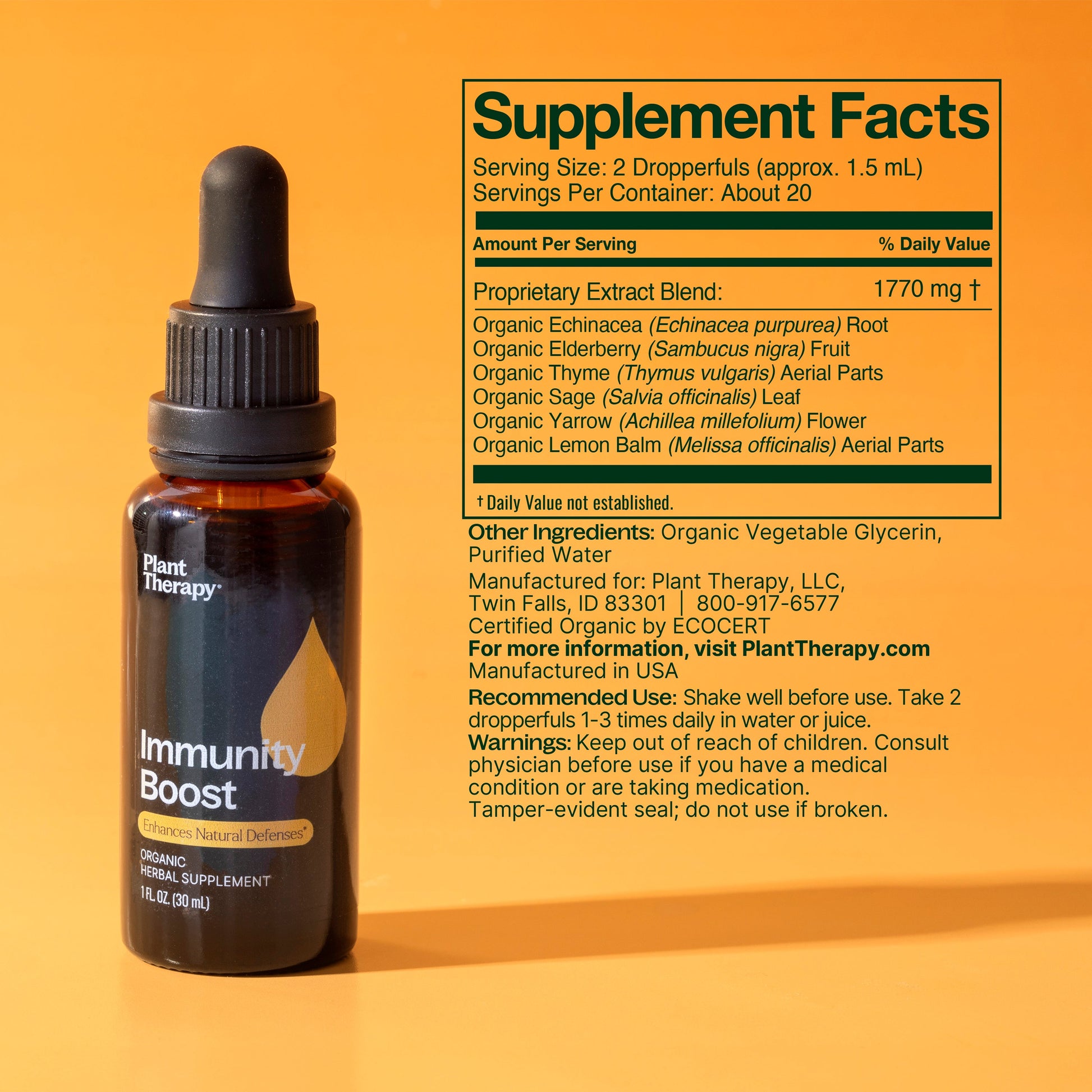 Immunity Boost Organic Herbal Supplement - Trending Wellness Store
