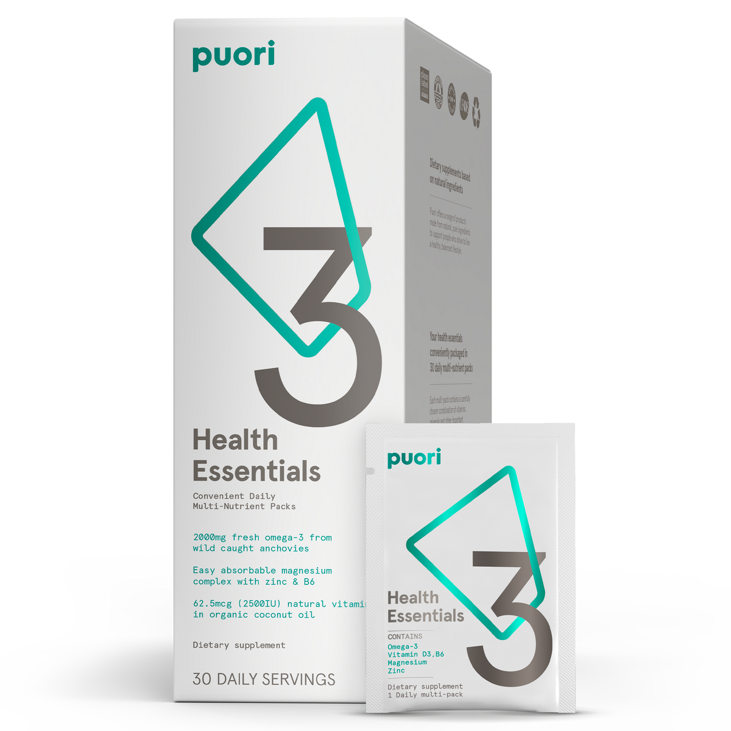 P3 - Health Essentials Sachets (O3, M3, D3) - Trending Wellness Store
