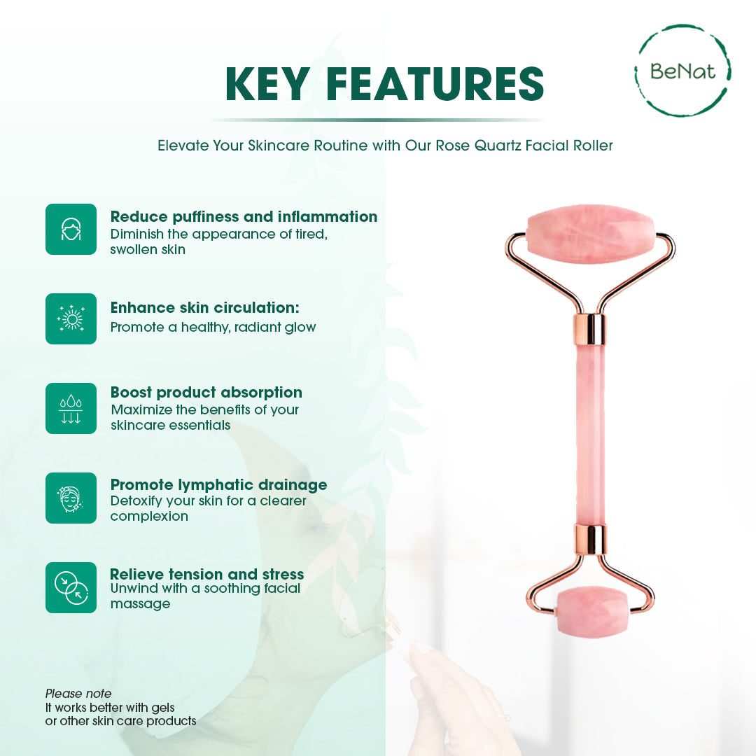 Rose Quartz Face Roller - Trending Wellness Store