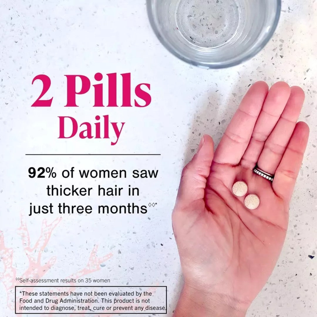 Viviscal Women's Hair Growth Supplement | 180 Tablets | Clinically Proven Formula with Biotin & Marine Extracts for Thicker, Fuller Hair - Trending Wellness Store