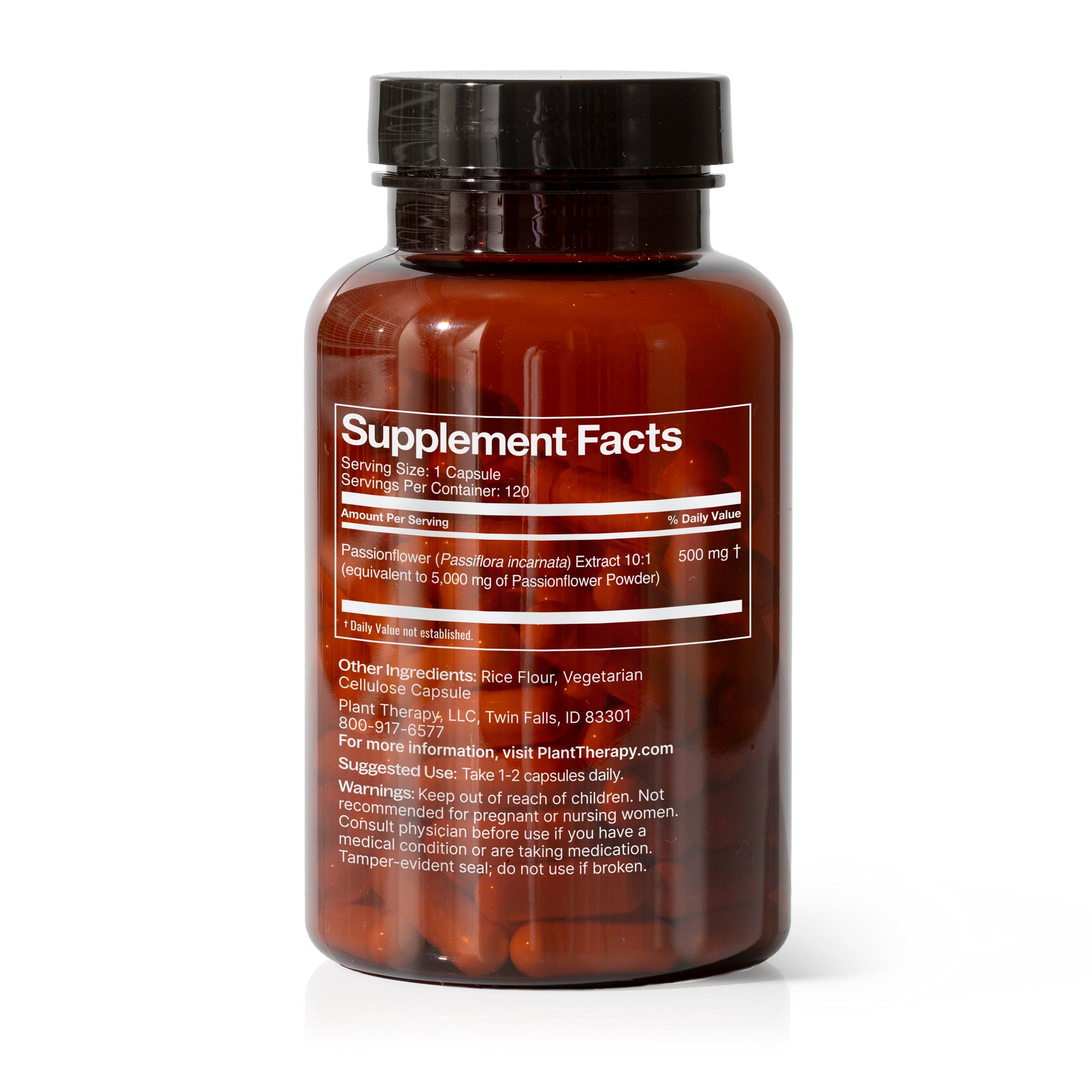 Passionflower Herbal Supplement - 120 Capsules - Trending Wellness Store