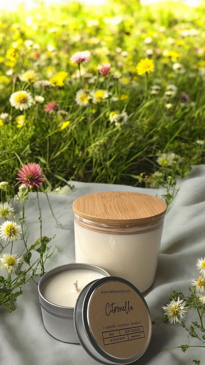 Citronella Candle – 16 oz 3-Wick Outdoor Mosquito Repellent with Essential Oils - Trending Wellness Store