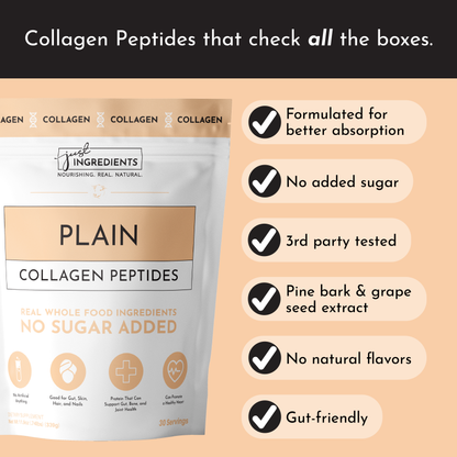 Plain Collagen Peptides - Trending Wellness Store
