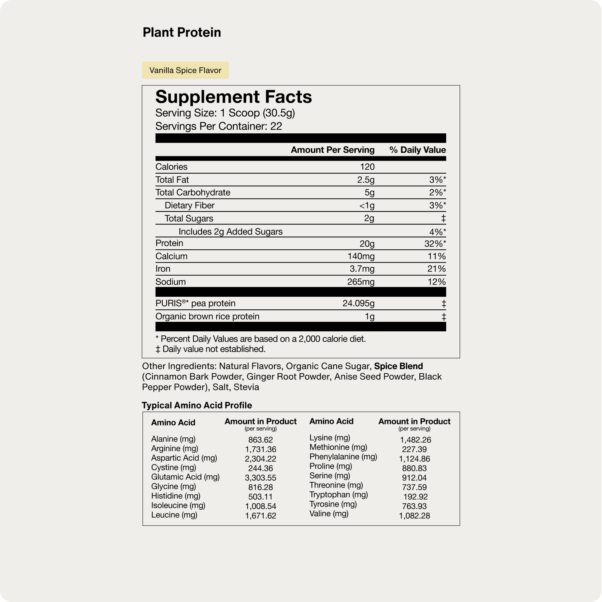 100% Plant Protein Powder - Trending Wellness Store