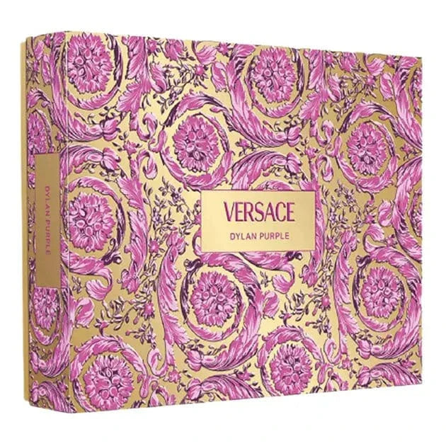 Pour Femme Dylan Purple By Versace For Women 4Pcs Set EDP Spray - Trending Wellness Store