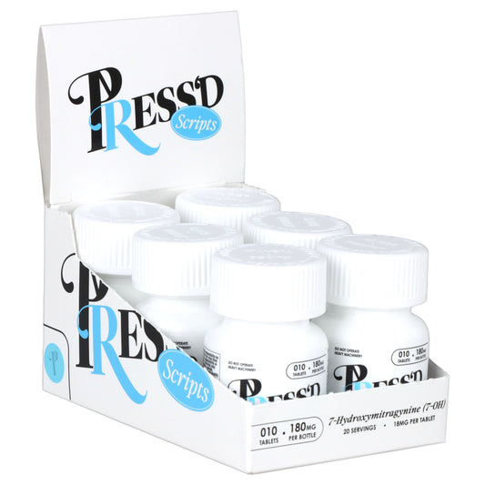 Press'd Scripts 7-Hydroxymitragynine Tablets | 180mg - Trending Wellness Store