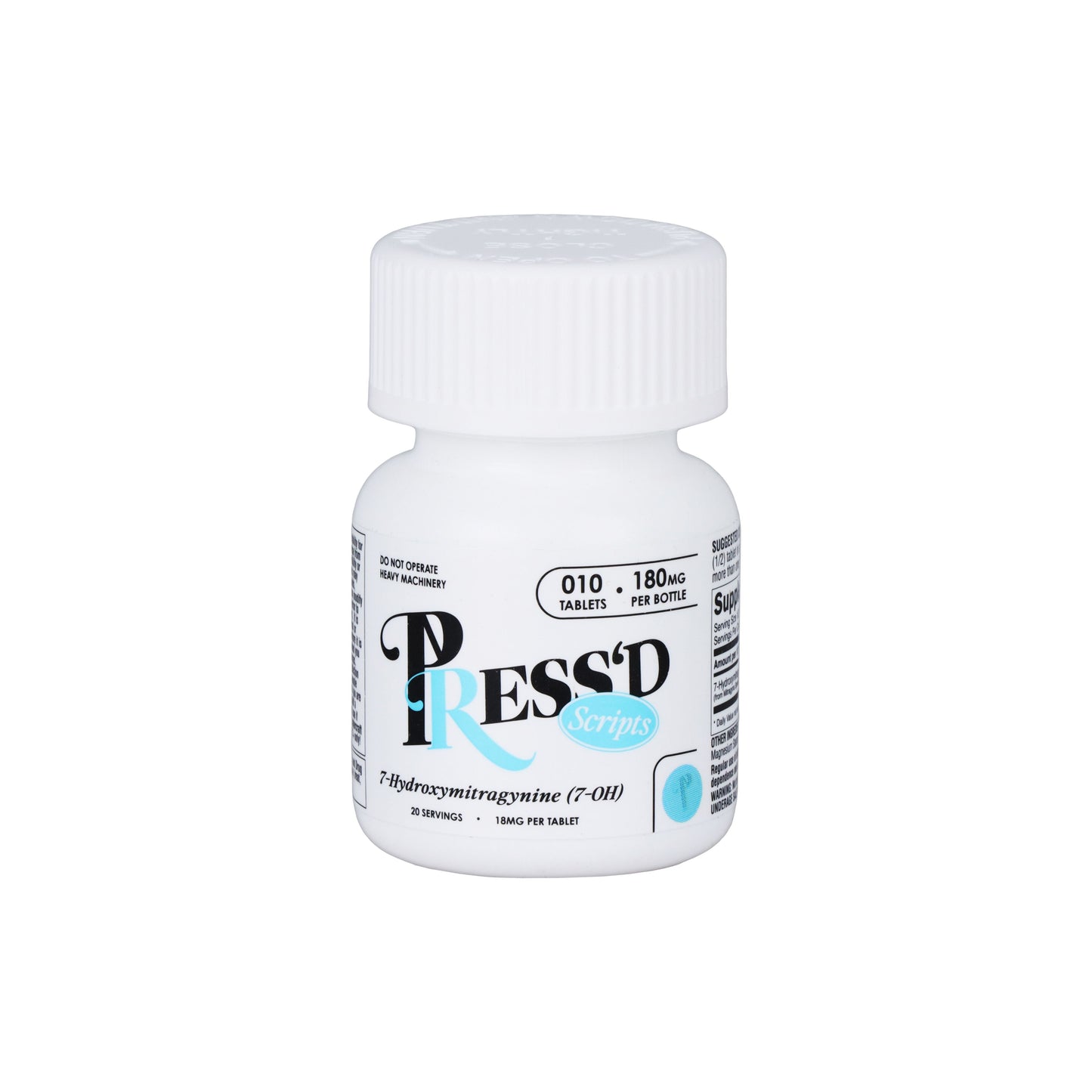 Press'd Scripts 7-Hydroxymitragynine Tablets | 180mg - Trending Wellness Store