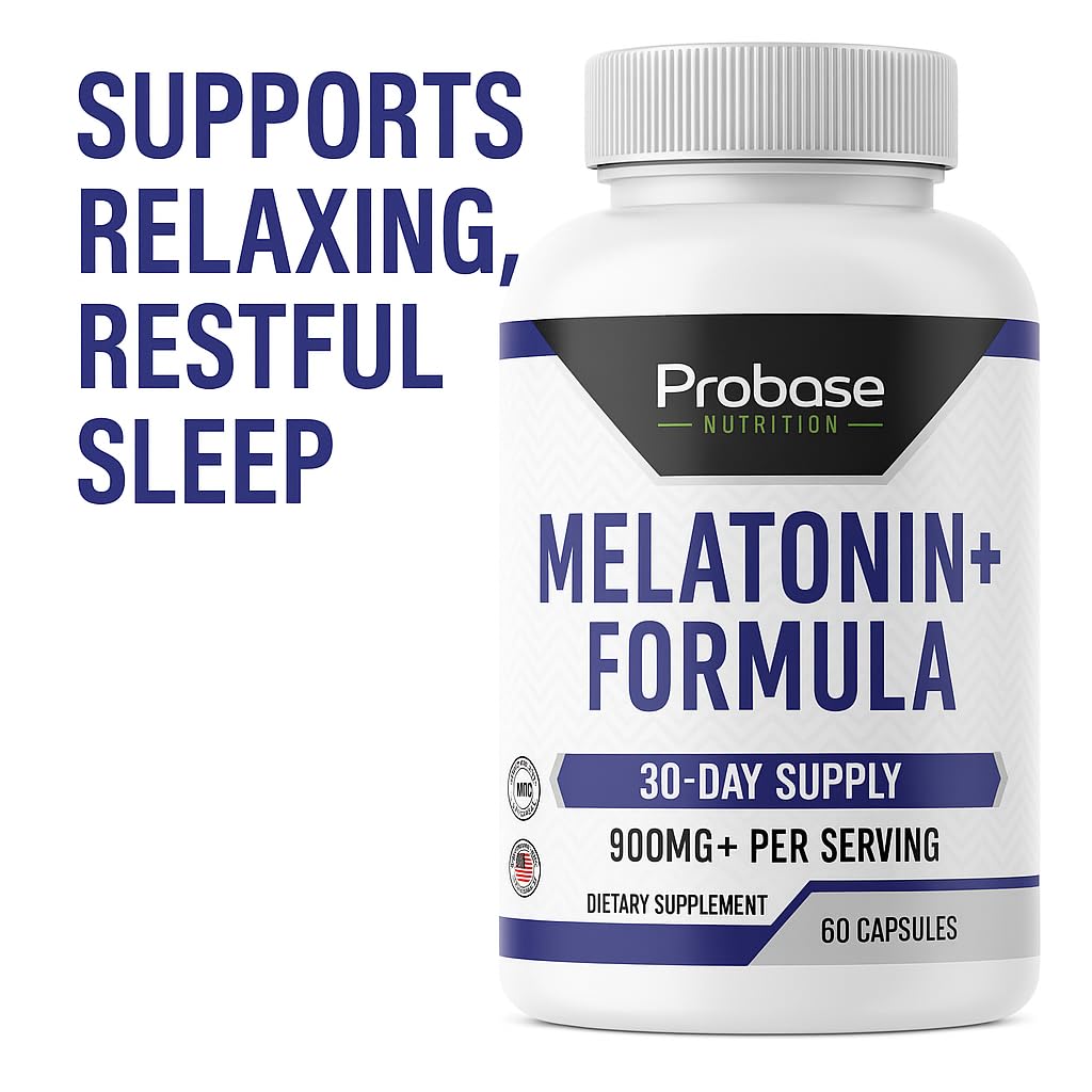 Probase Nutrition Melatonin+ Formula 60 Capsules 30-Day Supply - Trending Wellness Store