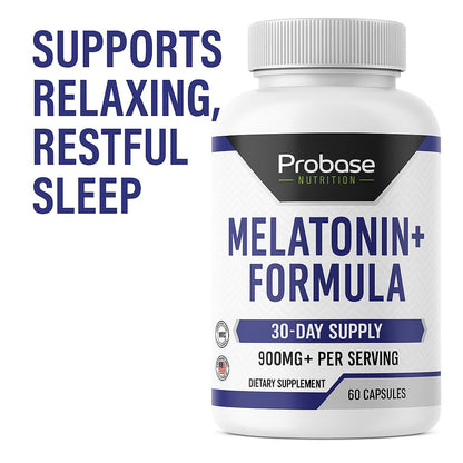 Probase Nutrition Melatonin+ Formula 60 Capsules 30-Day Supply - Trending Wellness Store