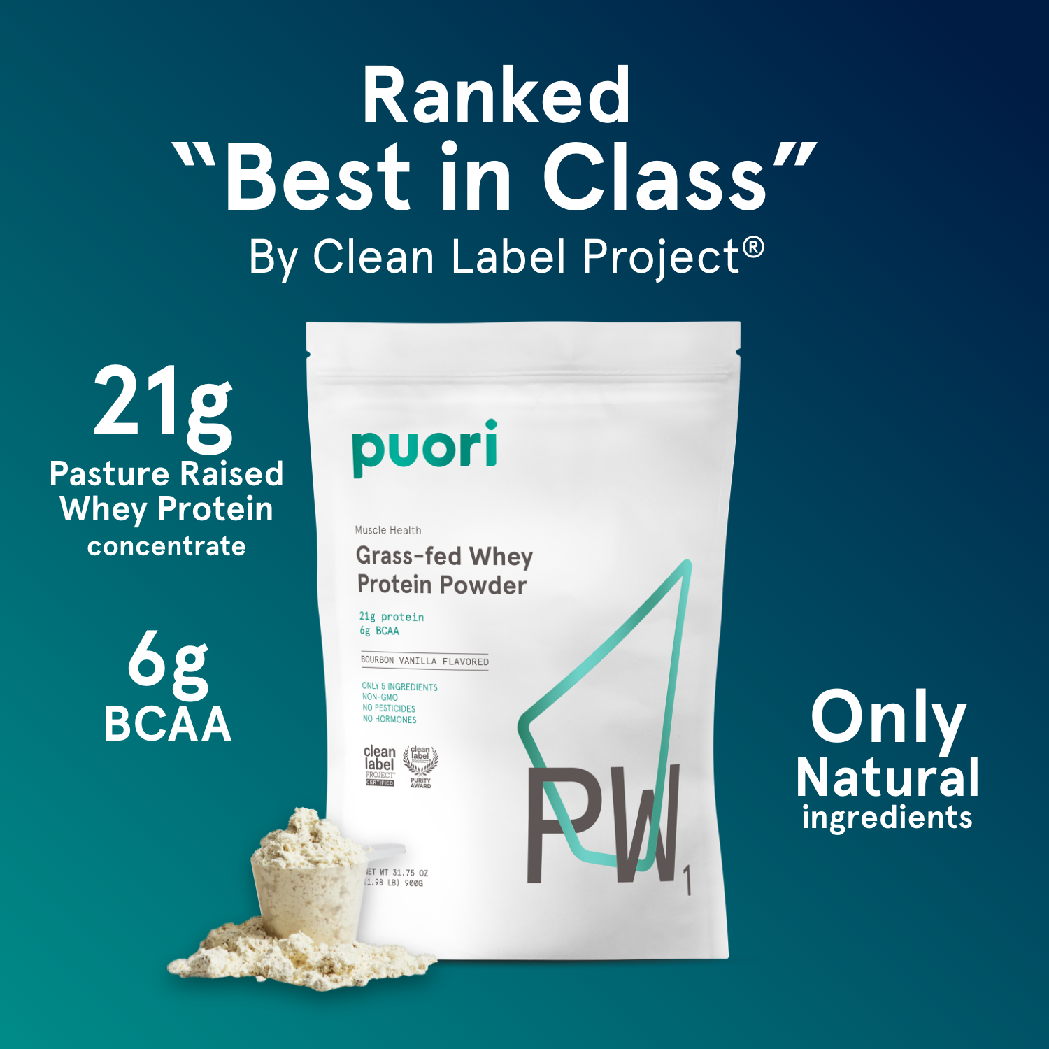 PW1 - Whey Protein with Bourbon Vanilla - Trending Wellness Store