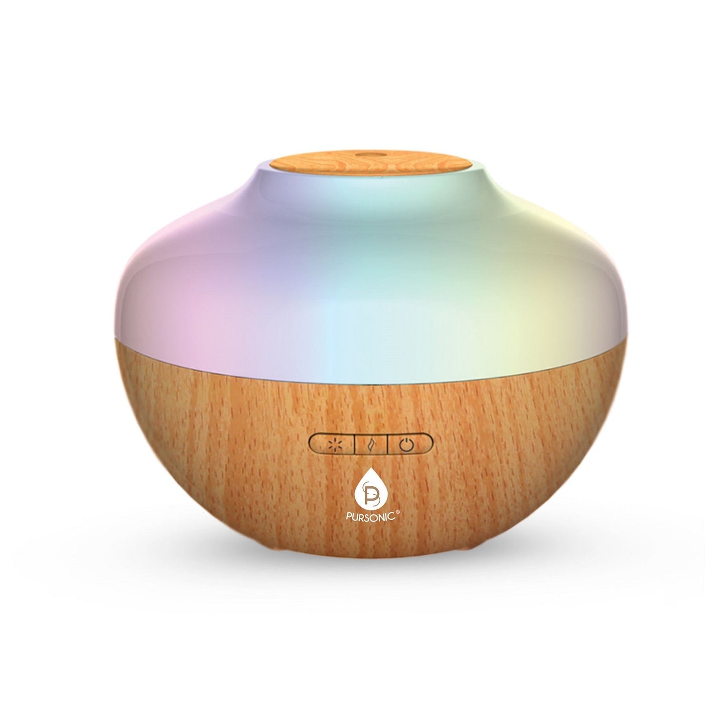 Pursonic Aromatherapy Diffuser & Essential Oil Set-Ultrasonic Top 3 Oils-300ml with 2 Mist Settings 7 Ambient Light Settings - Trending Wellness Store