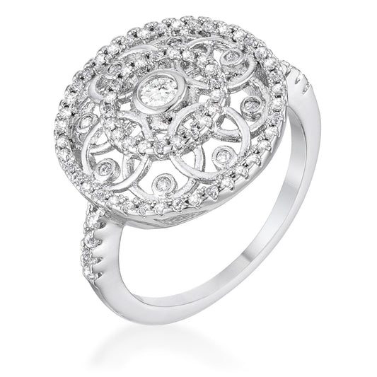 .5 Ct Interlocking Circles Ring with CZ - Trending Wellness Store
