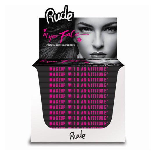 RUDE In Your Face 3-in-1 Palette Paper Display Set, 12 Pieces - Trending Wellness Store