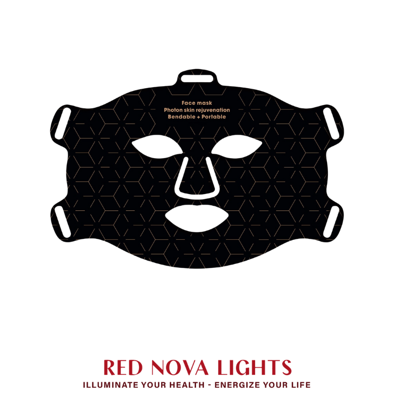 Red Light Therapy Face Mask – LED Skin Rejuvenation Mask with Red, Blue, Yellow + NIR (460–850nm) - Trending Wellness Store