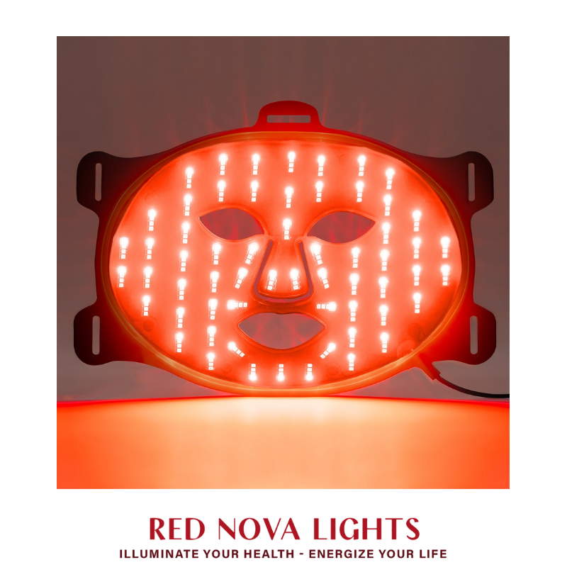 Red Light Therapy Face Mask – LED Skin Rejuvenation Mask with Red, Blue, Yellow + NIR (460–850nm) - Trending Wellness Store